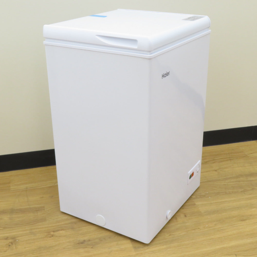 Haier ハイアール 冷凍庫 上開き 直冷式 JF-NC100A(W) ホワイト 2022年製 アウトレット品 未使用品