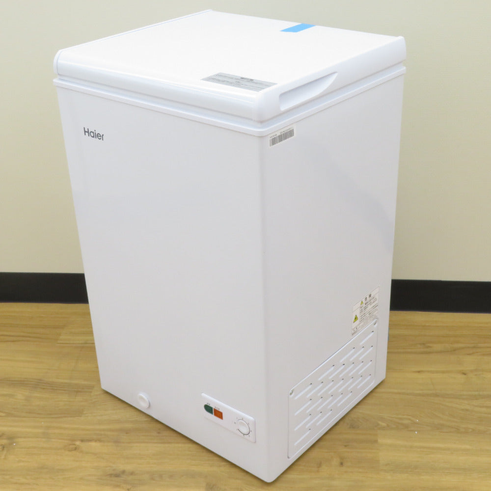 Haier ハイアール 冷凍庫 上開き 直冷式 JF-NC100A(W) ホワイト 2022年 