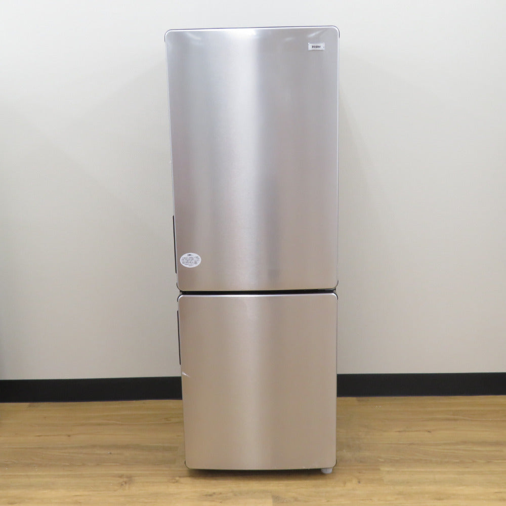 Haier (ハイアール) 冷蔵庫 173L 2ドア JR-XP2NF173F-XK ステンレスブラック 2024年製 一人暮らし アウトレット品 未使用品