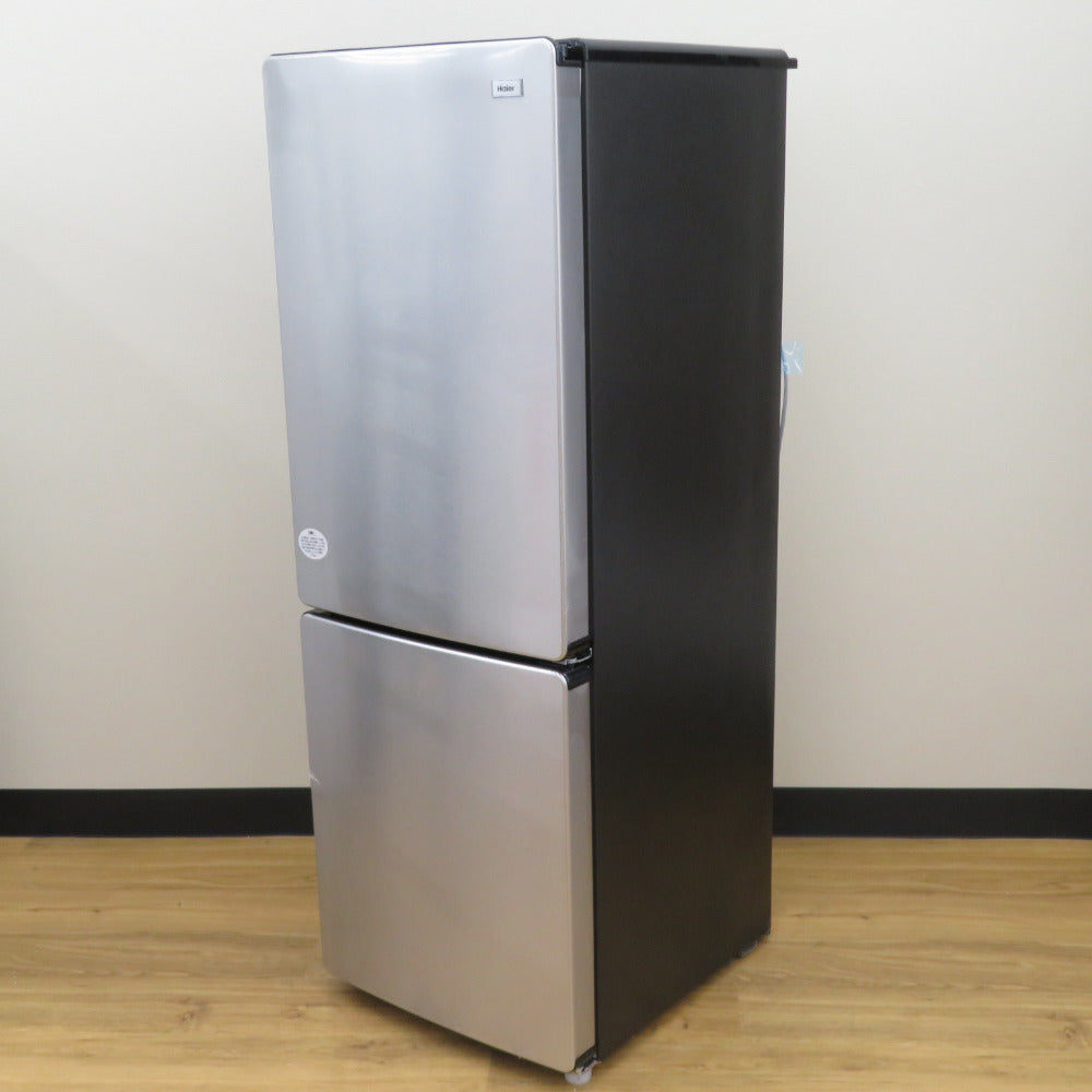Haier (ハイアール) 冷蔵庫 173L 2ドア JR-XP2NF173F-XK ステンレスブラック 2024年製 一人暮らし アウトレット品 未使用品