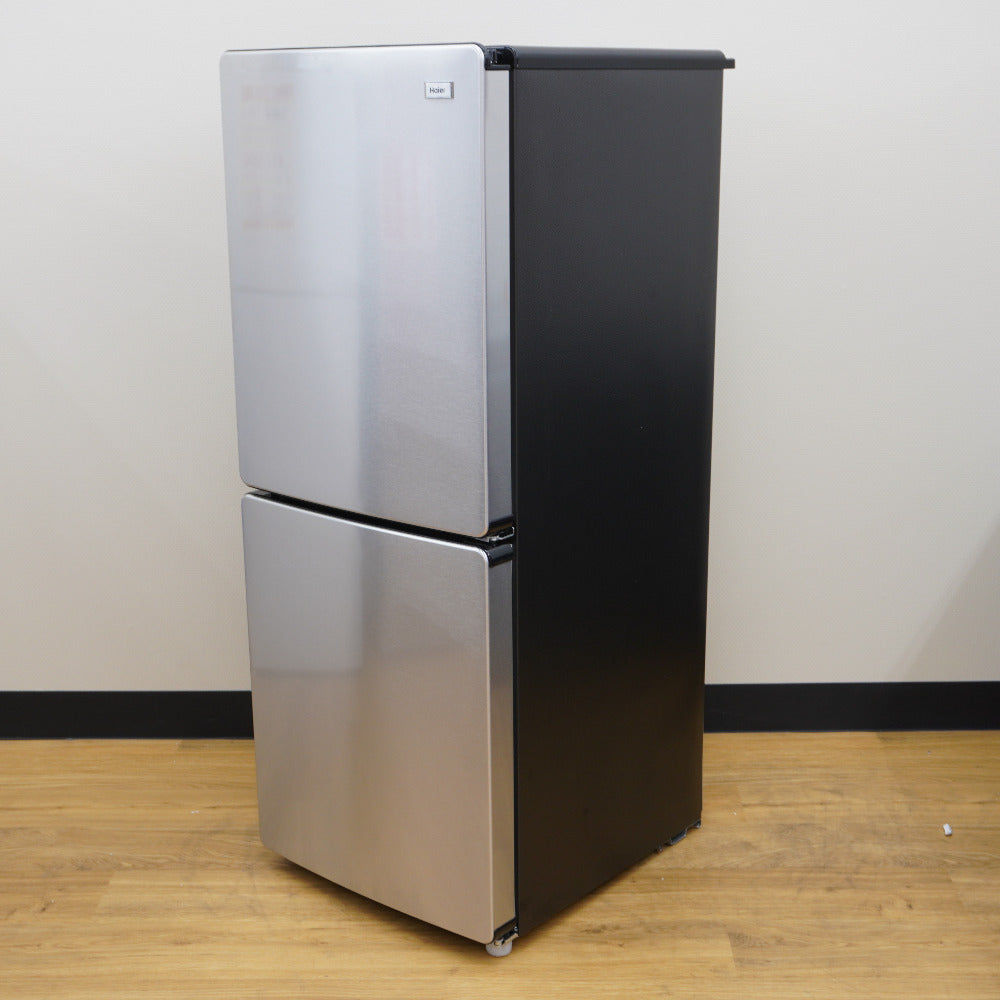 Haier ハイアール 冷蔵庫 148L 2ドア JR-XP2NF148F-XK ステンレスブラック 2023年製 一人暮らし アウトレット品 未使用品