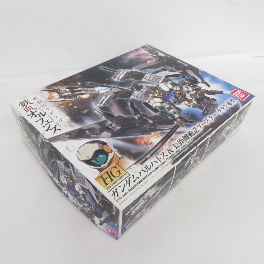 BANDAI HG 1/144 ガンダムバルバトス ＆ 長距離輸送ブースター クタン参型 機動戦士ガンダム 鉄血のオルフェンズ  開封済み 未組立品 箱イタミ有 バンダイ プラモデル