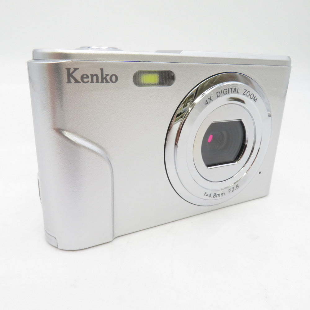 Kenko (ケンコー・トキナー) デジタルカメラ スナップ・風景・記念撮影 お散歩カメラ シルバー KC-03TY
