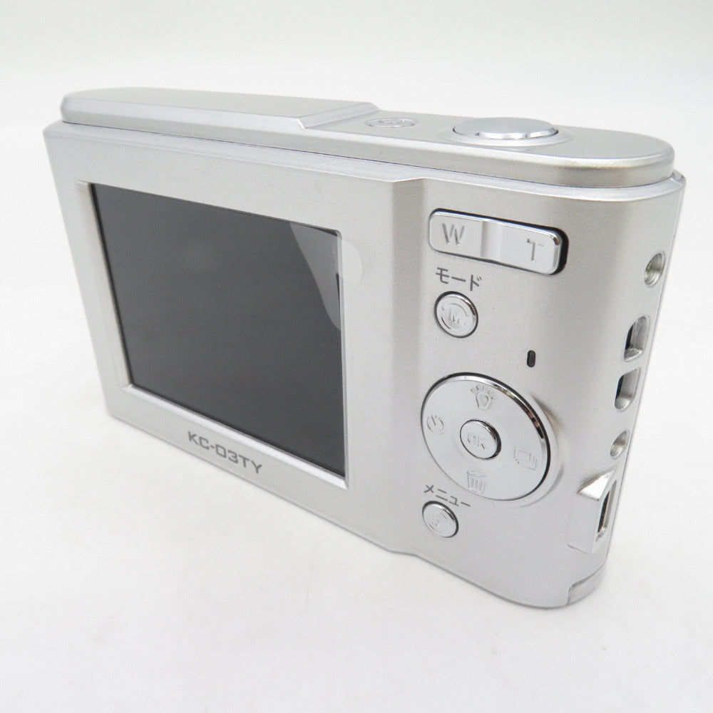 Kenko (ケンコー・トキナー) デジタルカメラ スナップ・風景・記念撮影 お散歩カメラ シルバー KC-03TY