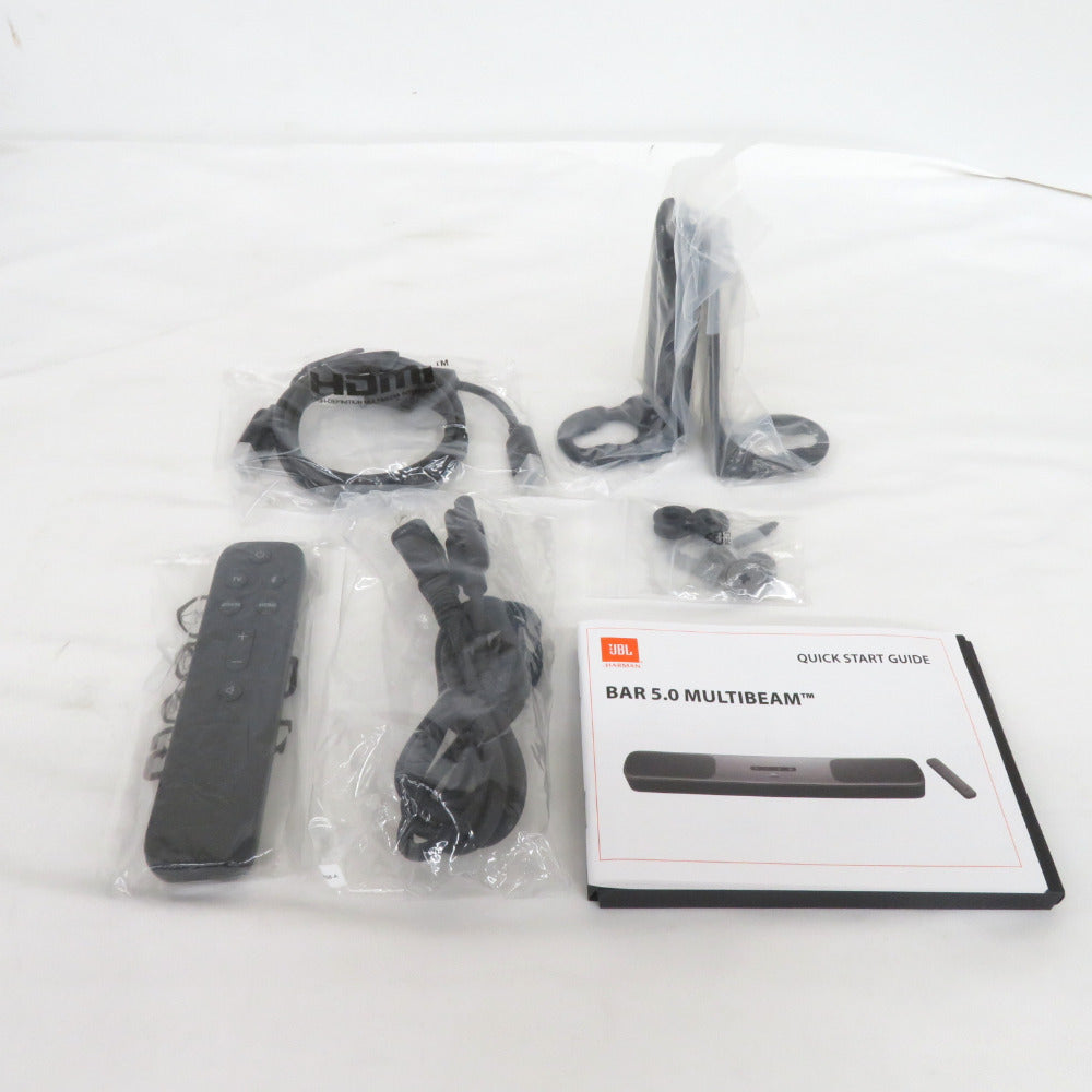 JBL (ジェイビーエル)  サウンドバー BAR5.0 MultiBeam ハイブリッドサラウンドサウンド ブラック