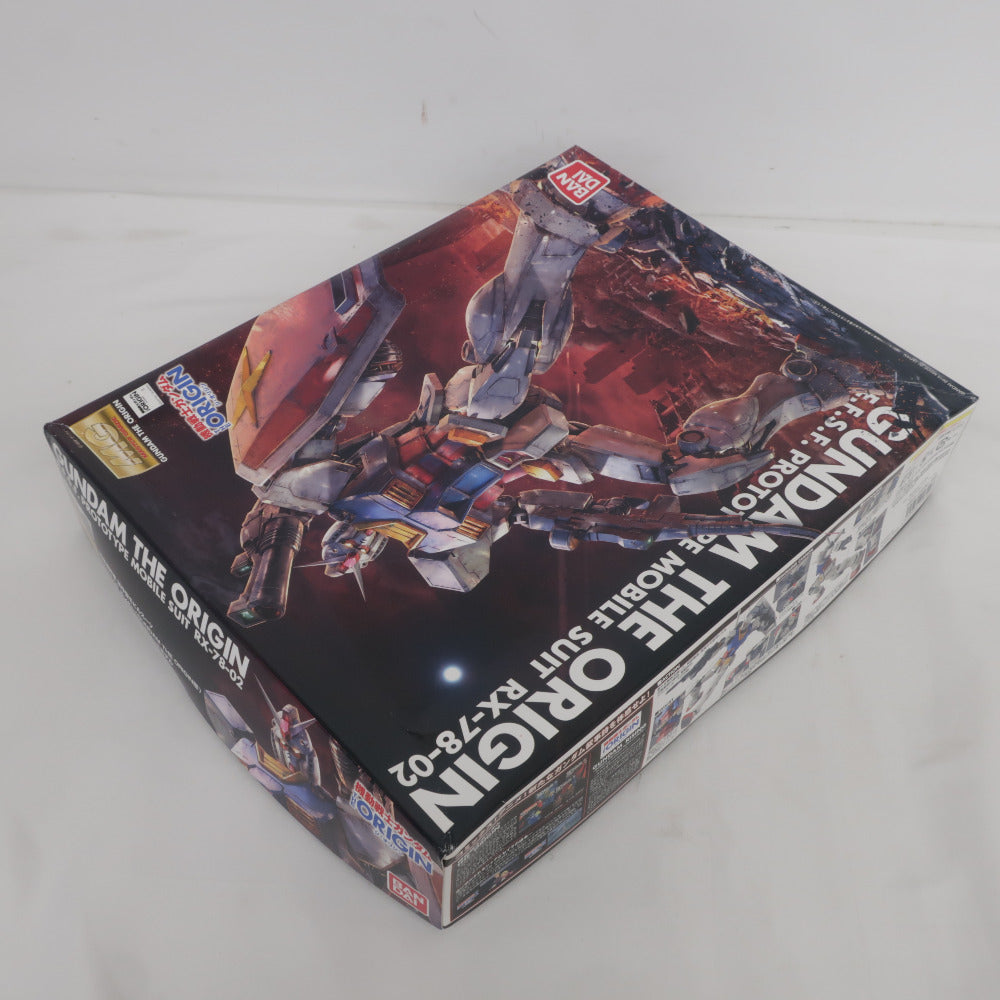 BANDAI MG 1/100 RX-78-02 ガンダム 機動戦士ガンダム THE ORIGIN 開封済み 未組立品 箱イタミ有 バンダイ プラモデル