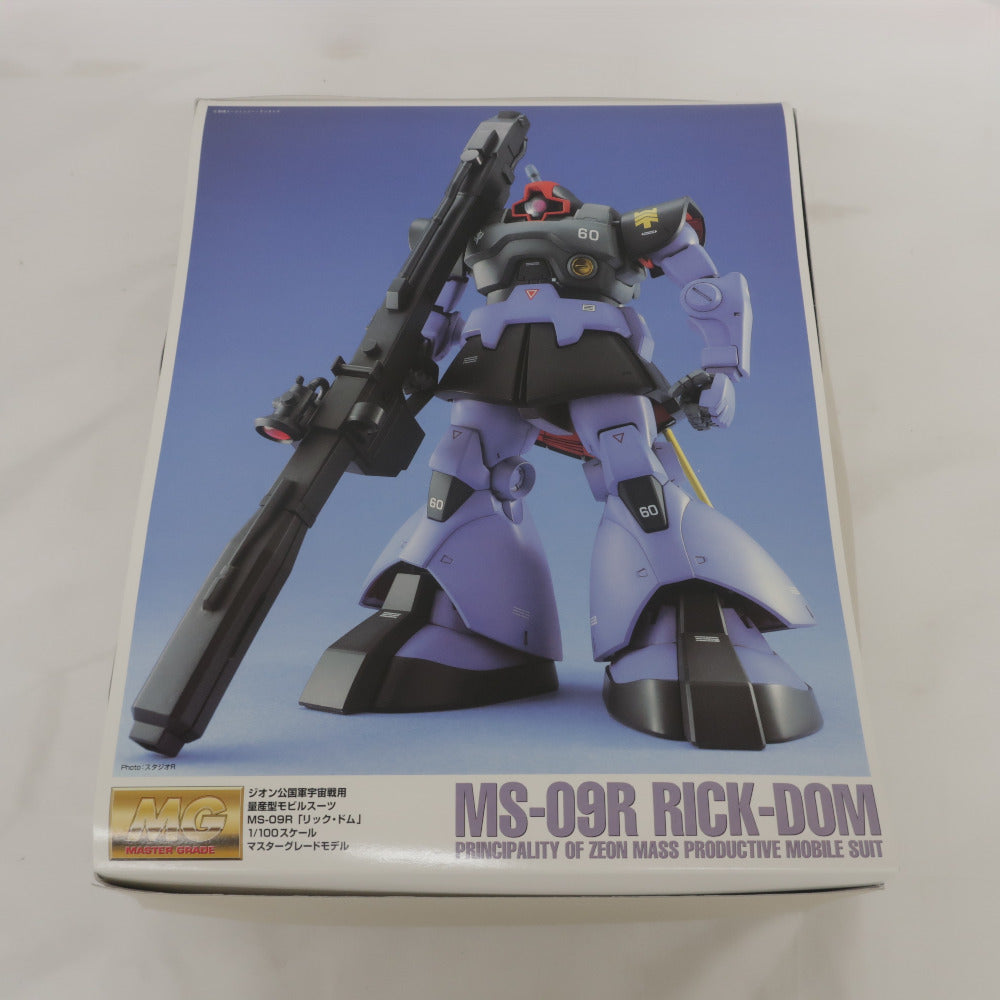 BANDAI MG 1/100 リック・ドム 機動戦士ガンダム 開封済み 未組立品 箱イタミ有 バンダイ プラモデル