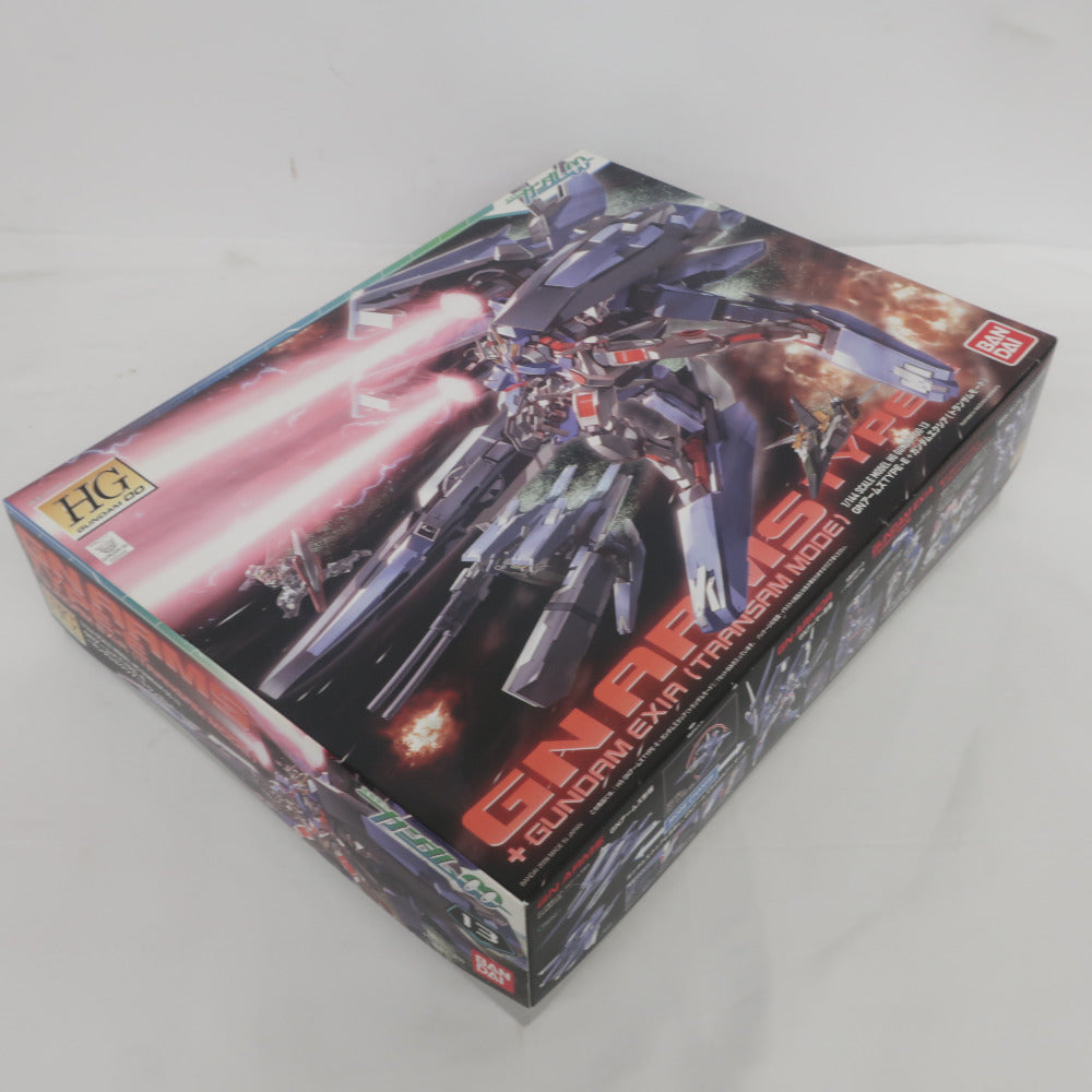 BANDAI HG 1/144 GNアームズTYPE-E＋ガンダムエクシア(トランザムモード) 機動戦士ガンダム00 開封済み 未組立品 箱イタミ有 バンダイ プラモデル