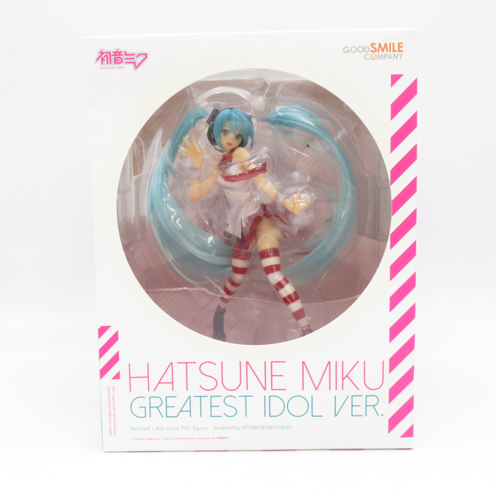 GOODSMILECOMPANY キャラクター・ボーカル・シリーズ01 初音ミク グレイテスト・アイドルVer. 1/8 フィギュア 外箱開封済み ブリスター未開封 グッドスマイルカンパニー フィギュア