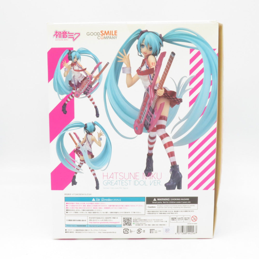 GOODSMILECOMPANY キャラクター・ボーカル・シリーズ01 初音ミク グレイテスト・アイドルVer. 1/8 フィギュア 外箱開封済み ブリスター未開封 グッドスマイルカンパニー フィギュア