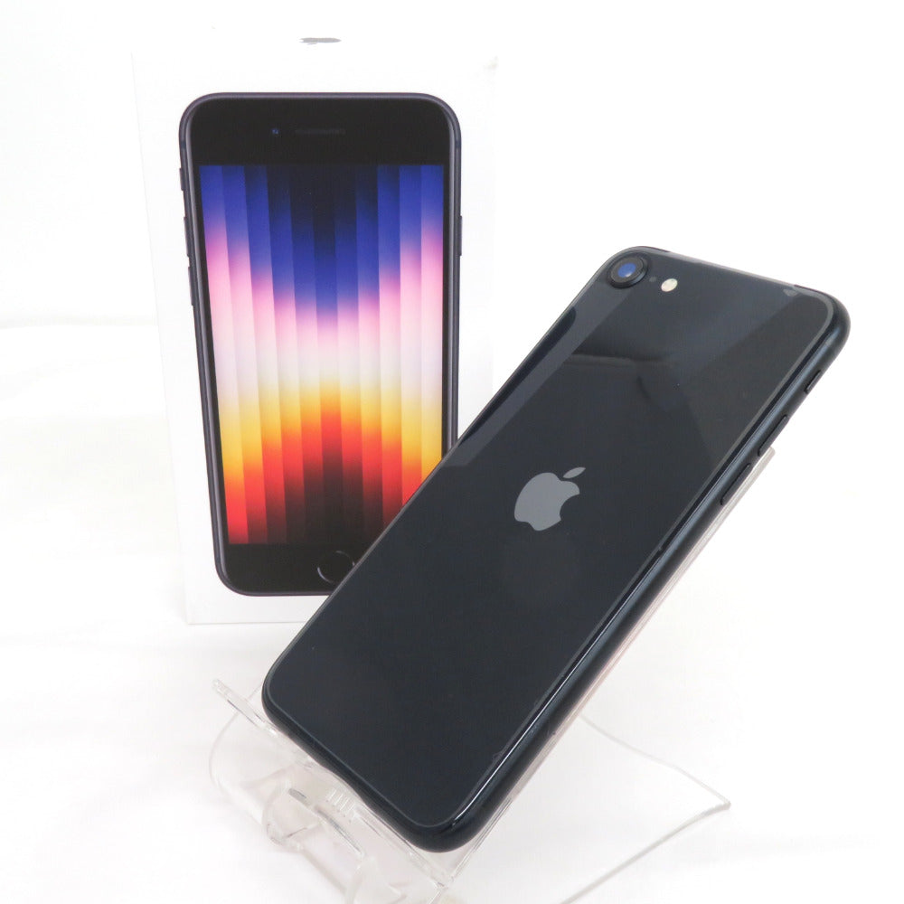 未使用新品 Apple iPhone SE 第3世代 64GB ふるし ミッドナイト(ブラック)