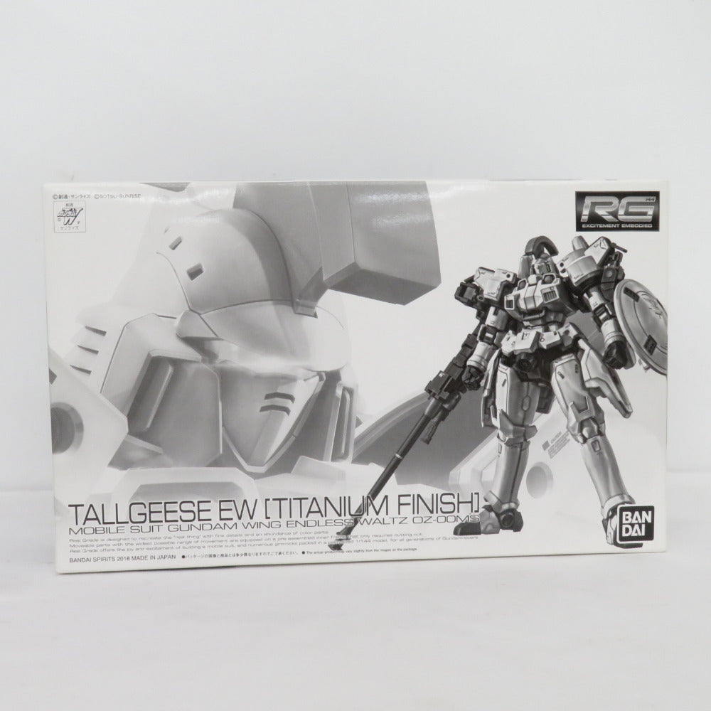 BANDAI SPIRITS RG 1/144 トールギス EW [チタニウムフィニッシュ]  機動戦士ガンダムW 未組立品 バンダイスピリッツ プラモデル