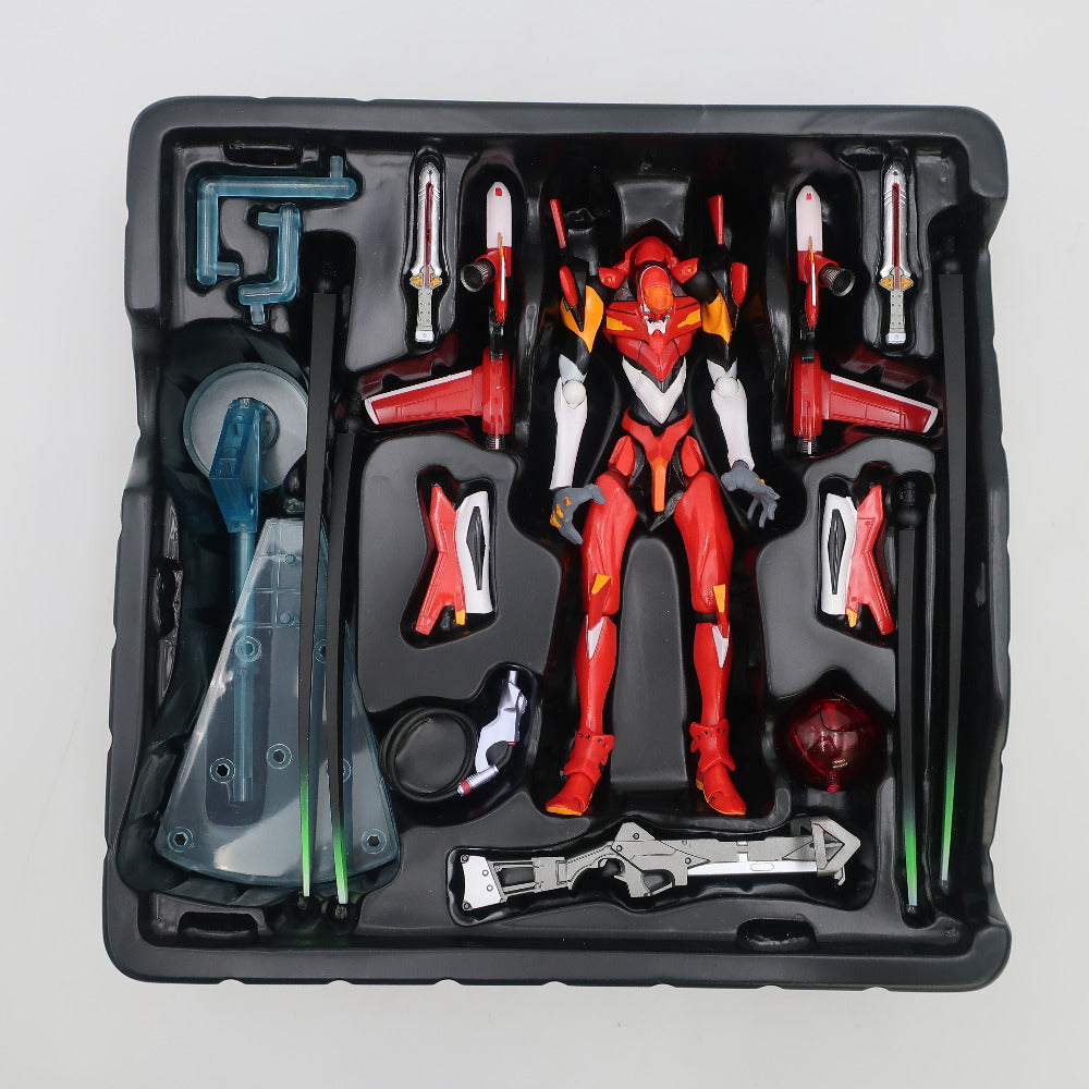 海洋堂 リボルテック EVANGELION EVOLUTION エヴァンゲリオン2号機 開封品 上部ブリスター欠品 外箱イタミ有 カイヨウドウ フィギュア