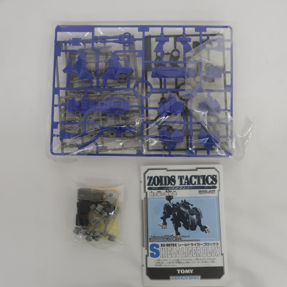 TOMY 1/72 RZ-0078BX シールドライガーブロックス ライオン型 ZOIDS TACTICS 開封済み 未組立品 箱イタミ有 トミー プラモデル