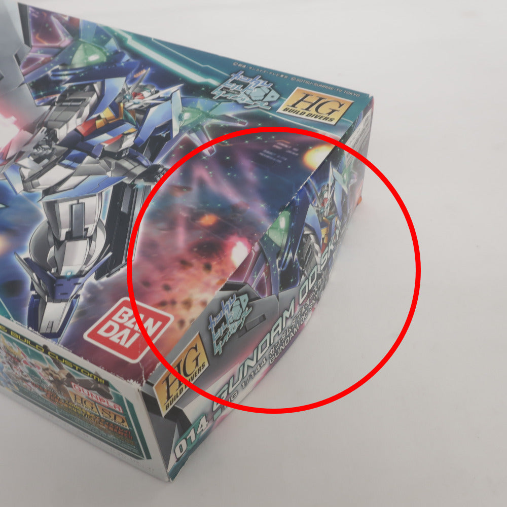 BANDAI HG 1/144 ガンダムダブルオースカイ ガンダムビルドダイバーズ 未組立品 箱イタミ有 内袋開封済み バンダイ プラモデル