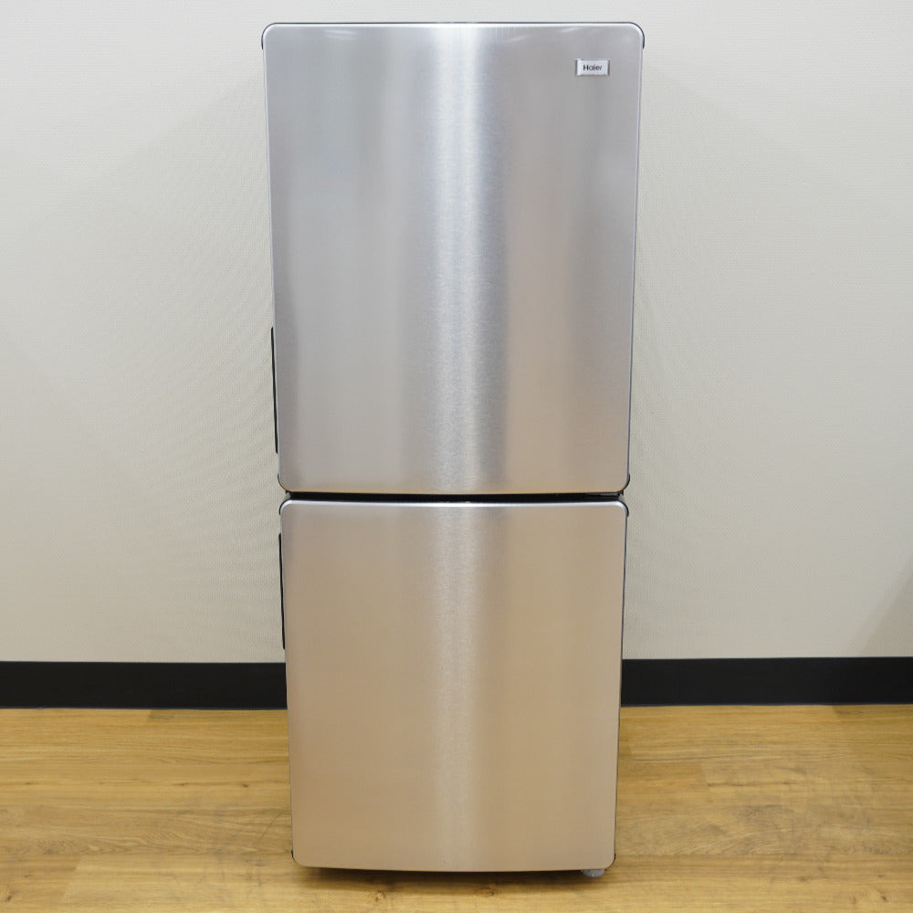 Haier ハイアール 冷蔵庫 148L 2ドア JR-XP2NF148F-XK ステンレスブラック 2023年製 一人暮らし アウトレット品 未使用品