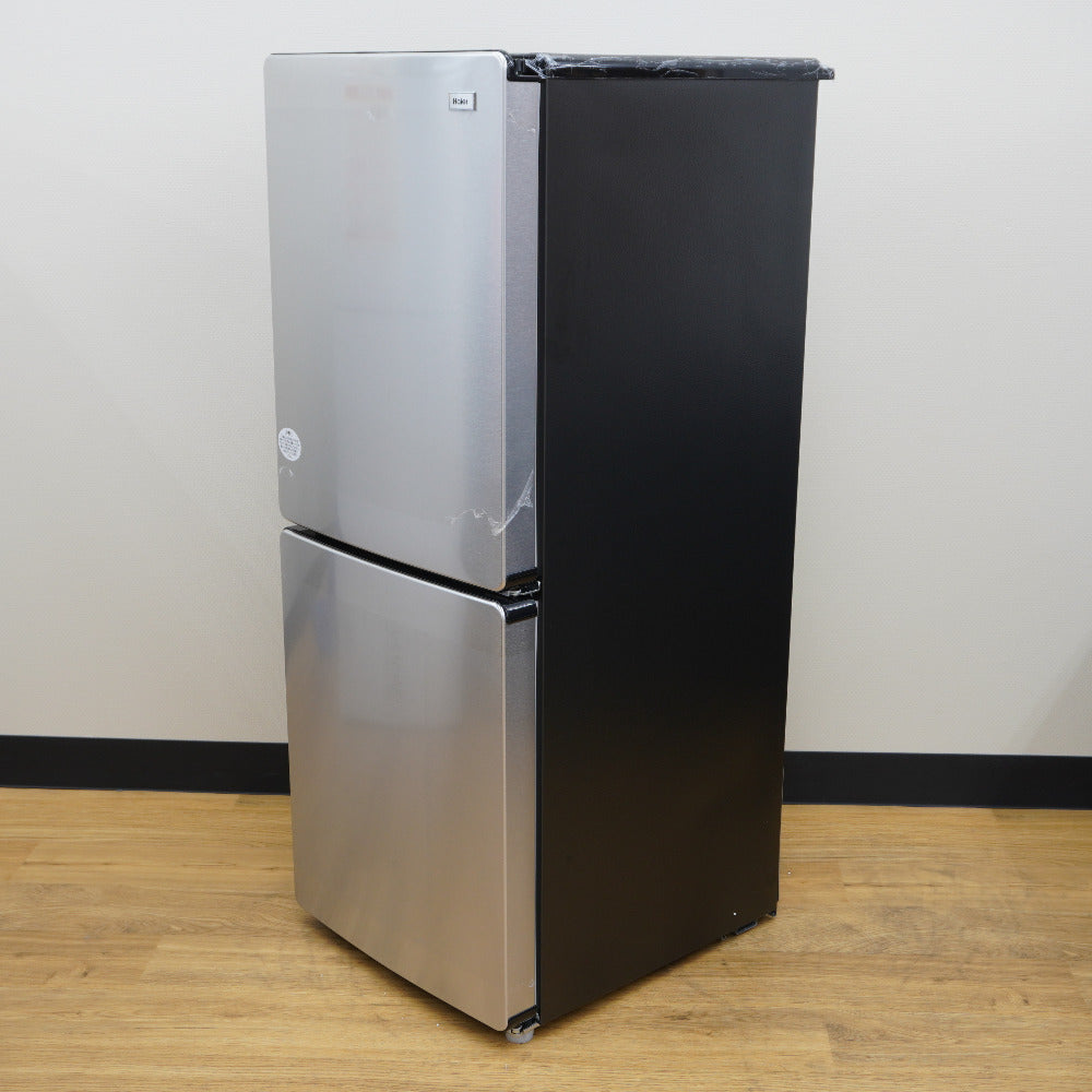 Haier ハイアール 冷蔵庫 148L 2ドア JR-XP2NF148F-XK ステンレスブラック 2024年製 一人暮らし アウトレット品 未使用品