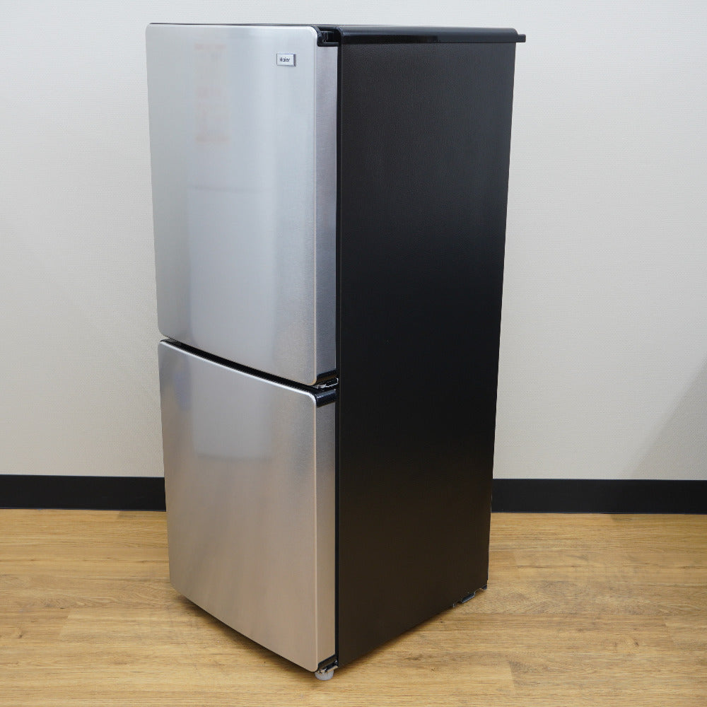 Haier ハイアール 冷蔵庫 148L 2ドア JR-XP2NF148F-XK ステンレスブラック 2023年製 一人暮らし アウトレット品 未使用品
