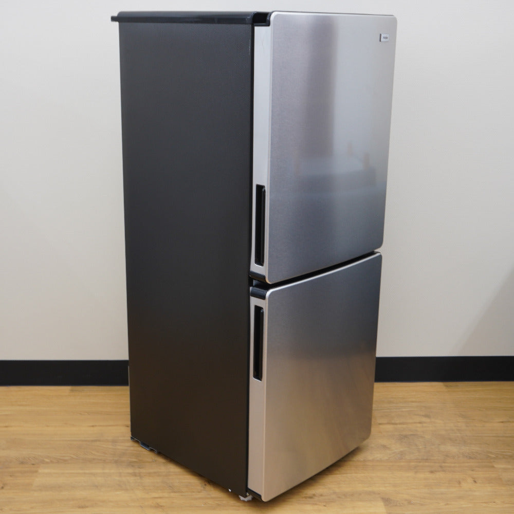 Haier ハイアール 冷蔵庫 148L 2ドア JR-XP2NF148F-XK ステンレスブラック 2023年製 一人暮らし アウトレット品 未使用品