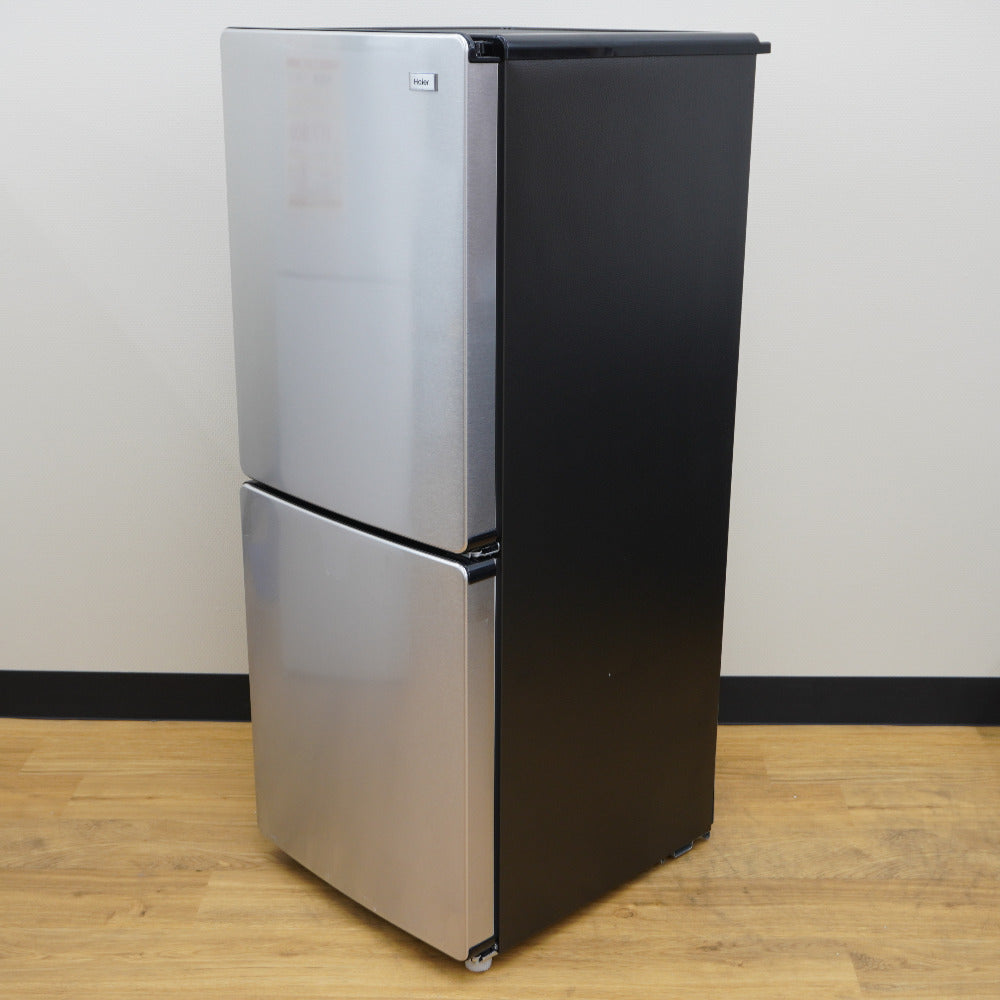 Haier ハイアール 冷蔵庫 148L 2ドア JR-XP2NF148F-XK ステンレスブラック 2023年製 一人暮らし アウトレット品 未使用品