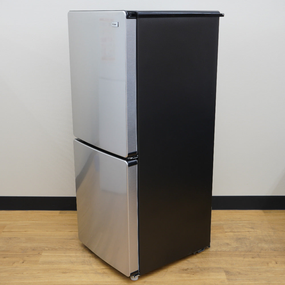 Haier ハイアール 冷蔵庫 148L 2ドア JR-XP2NF148F-XK ステンレスブラック 2024年製 一人暮らし アウトレット品 未使用品