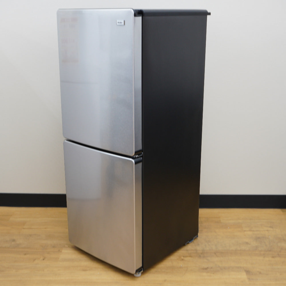 Haier ハイアール 冷蔵庫 148L 2ドア JR-XP2NF148F-XK ステンレスブラック 2023年製 一人暮らし アウトレット品 未使用品