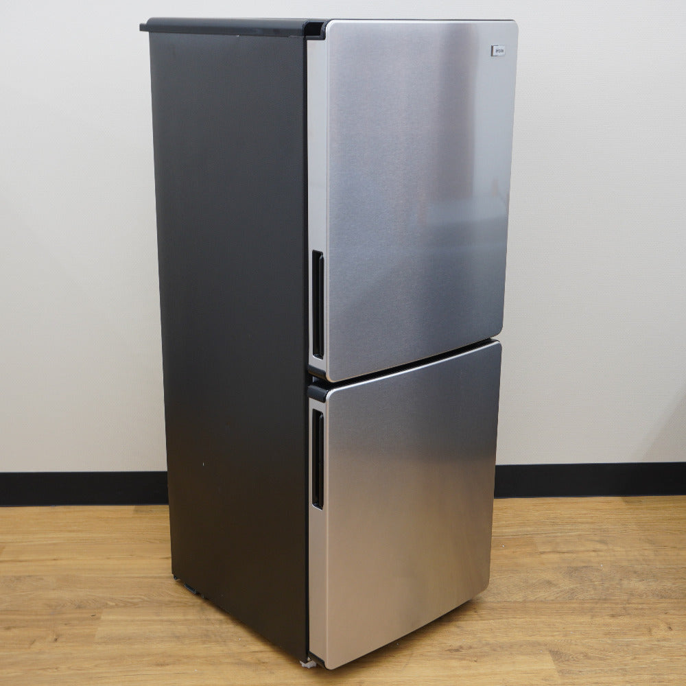 Haier ハイアール 冷蔵庫 148L 2ドア JR-XP2NF148F-XK ステンレスブラック 2023年製 一人暮らし アウトレット品 未使用品