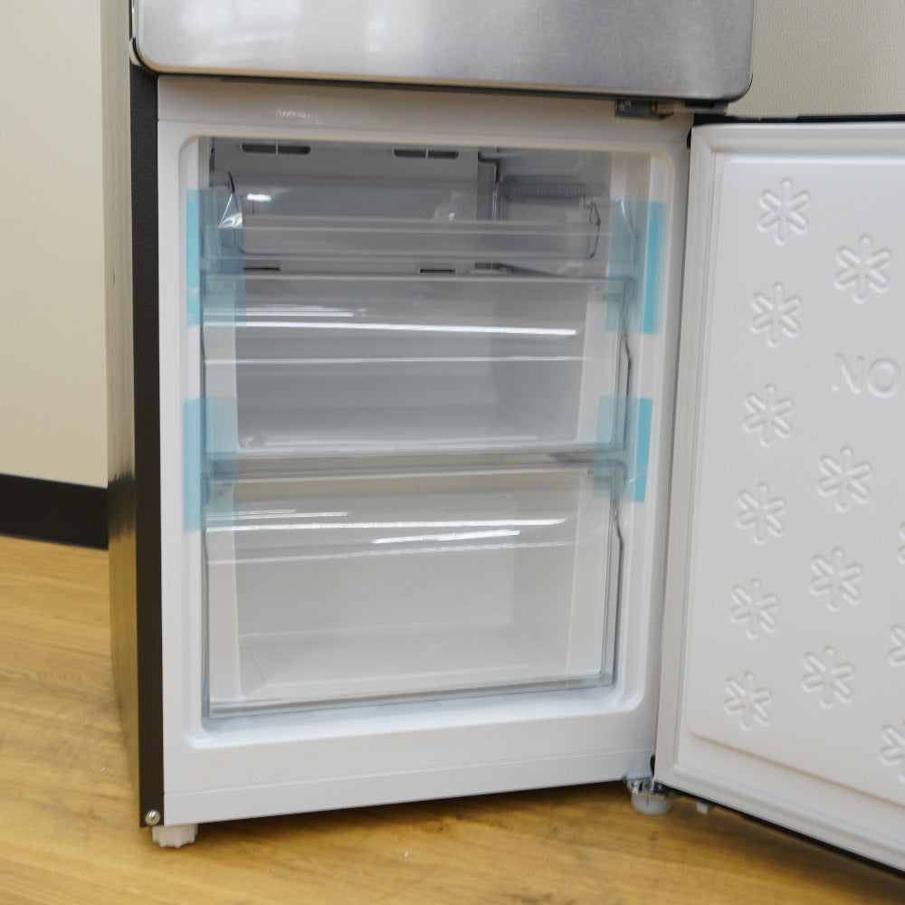 Haier ハイアール 冷蔵庫 148L 2ドア JR-XP2NF148F-XK ステンレスブラック 2023年製 一人暮らし アウトレット品 未使用品