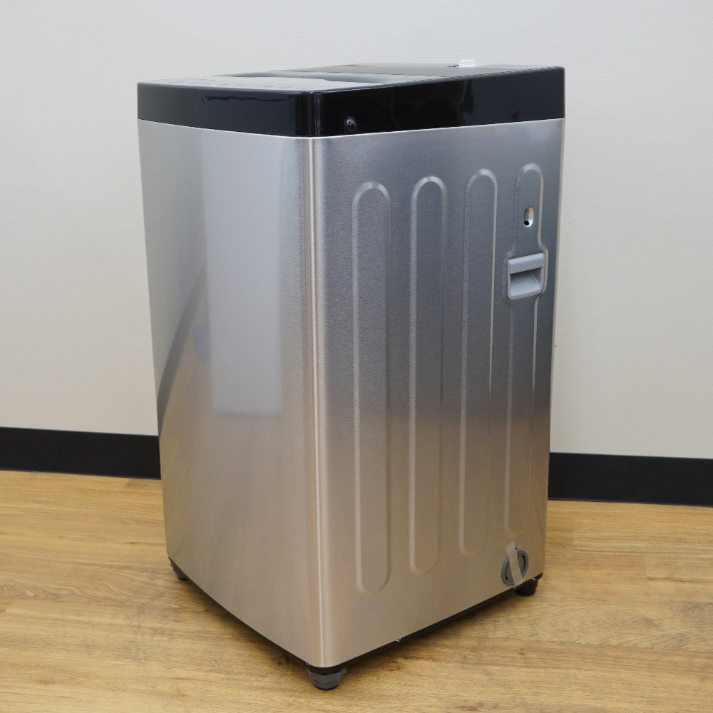 Haier ハイアール 洗濯機 全自動電気洗濯機 縦型 JW-XP2CD55F(XK) 5.5kg 2023年製 ステンレスブラック 簡易乾燥機能付 一人暮らし アウトレット品 未使用品