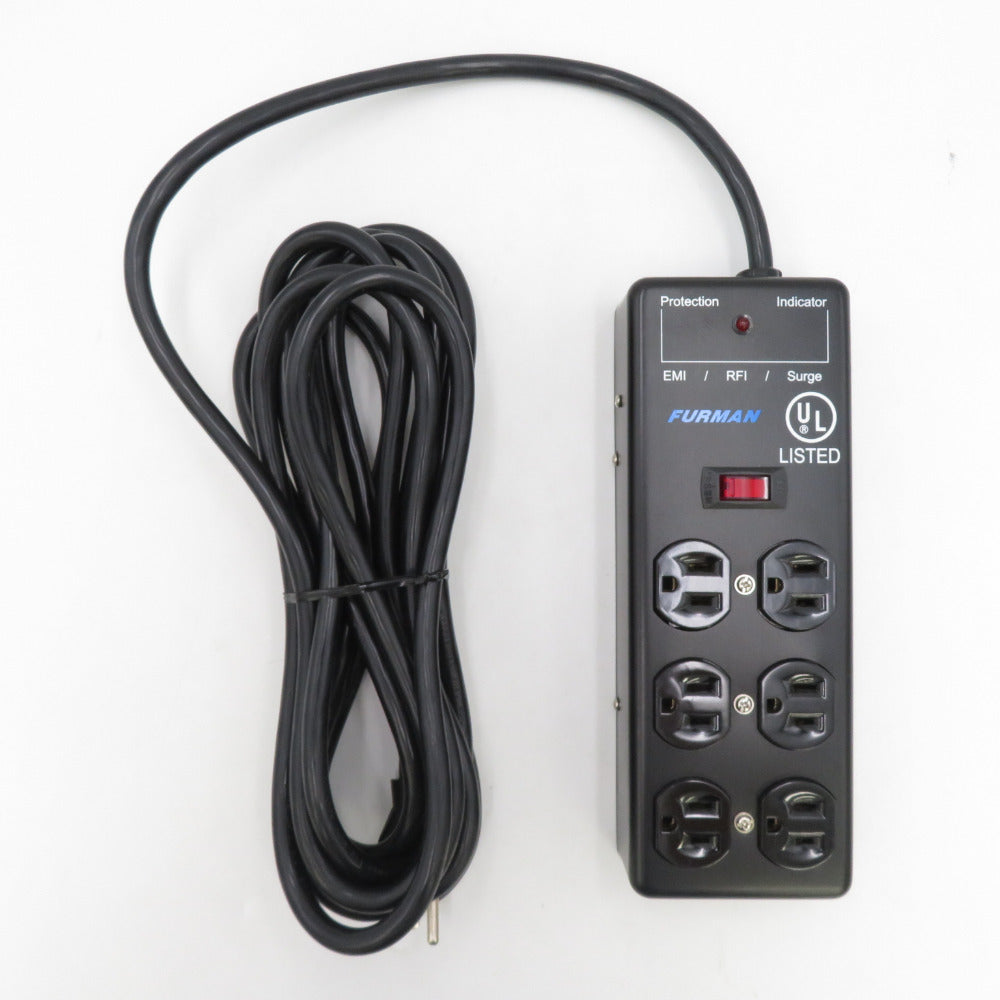 FURMAN ファーマン SS-6B 2列6口 電源タップ テーブルタップ