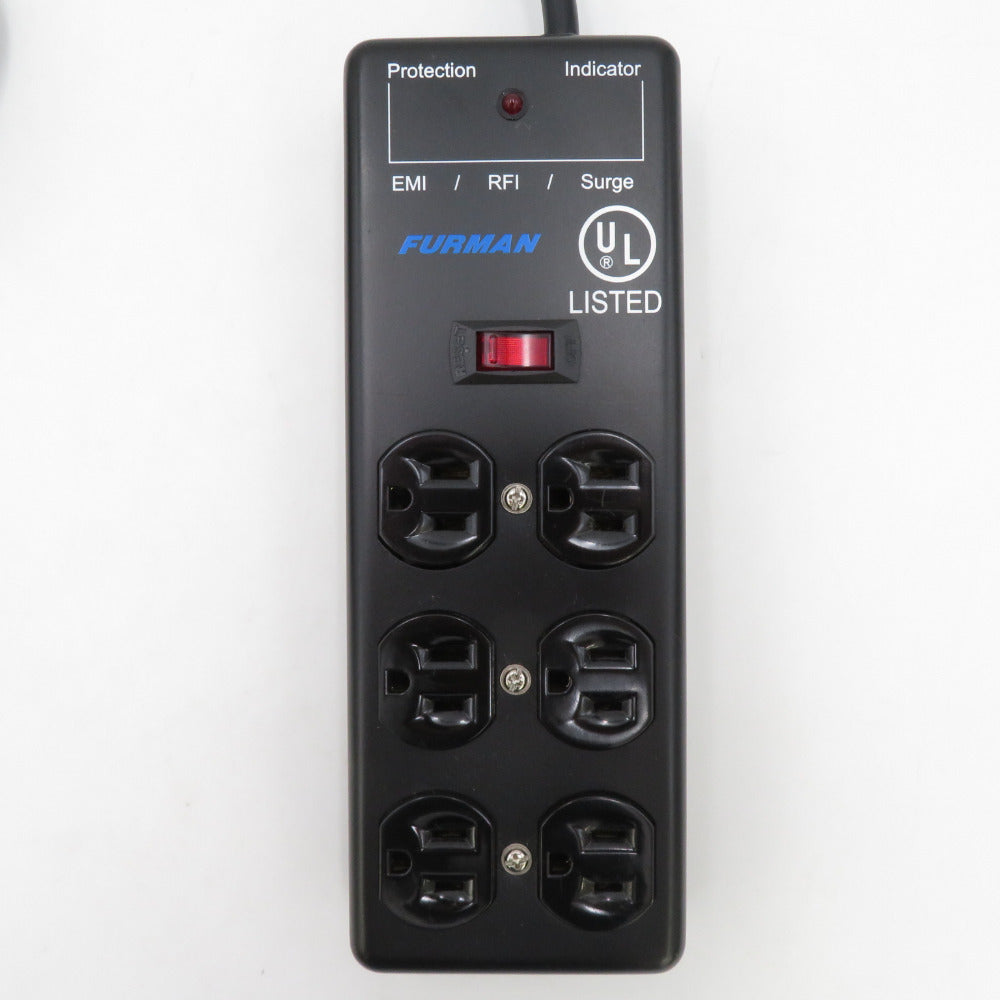 FURMAN ファーマン SS-6B 2列6口 電源タップ テーブルタップ