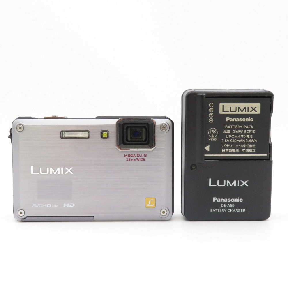 Panasonic パナソニック デジタルカメラ LUMIX コンパクトデジタルカメラ シルバー DMC-FT1