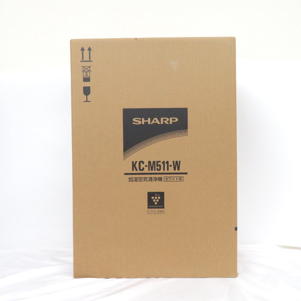 SHARP シャープ 空気清浄機 加湿空気清浄機 プラズマクラスター 床置き型 ホワイト KC-M511-W 未開封品
