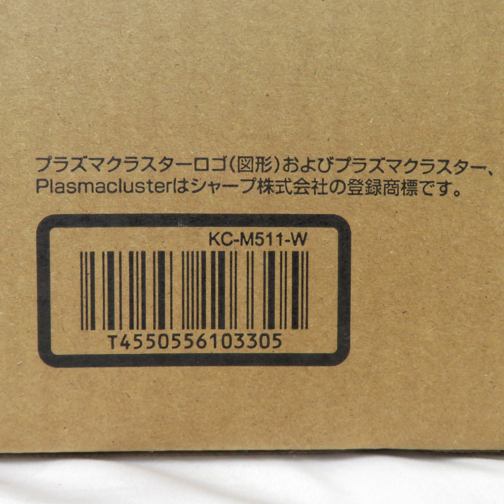 SHARP シャープ 空気清浄機 加湿空気清浄機 プラズマクラスター 床置き型 ホワイト KC-M511-W 未開封品