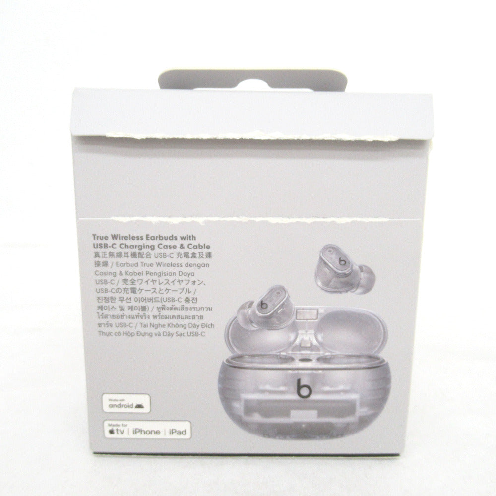 Beats by Dr. Dre ビーツ バイ ドクター・ドレー Apple Beats Studio Buds+ ワイヤレスノイズキャンセリングイヤフォン トランスペアレント MQLK3PA/A