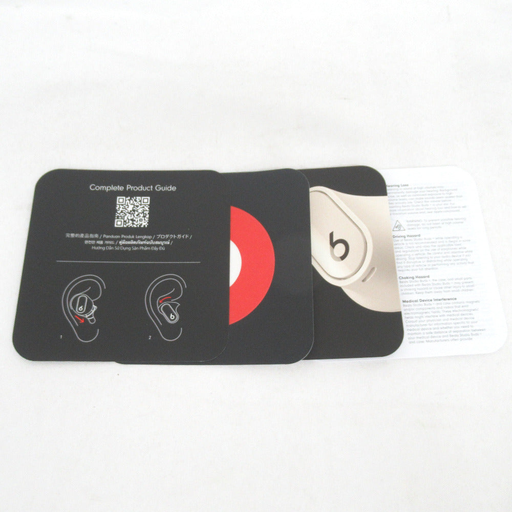 Beats by Dr. Dre ビーツ バイ ドクター・ドレー Apple Beats Studio Buds+ ワイヤレスノイズキャンセリングイヤフォン トランスペアレント MQLK3PA/A