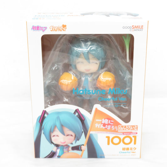 初音ミク Cheerful Ver. 開封品 一部パーツ欠品 ねんどろいど グッドスマイルカンパニー ネンドロイド フィギュア