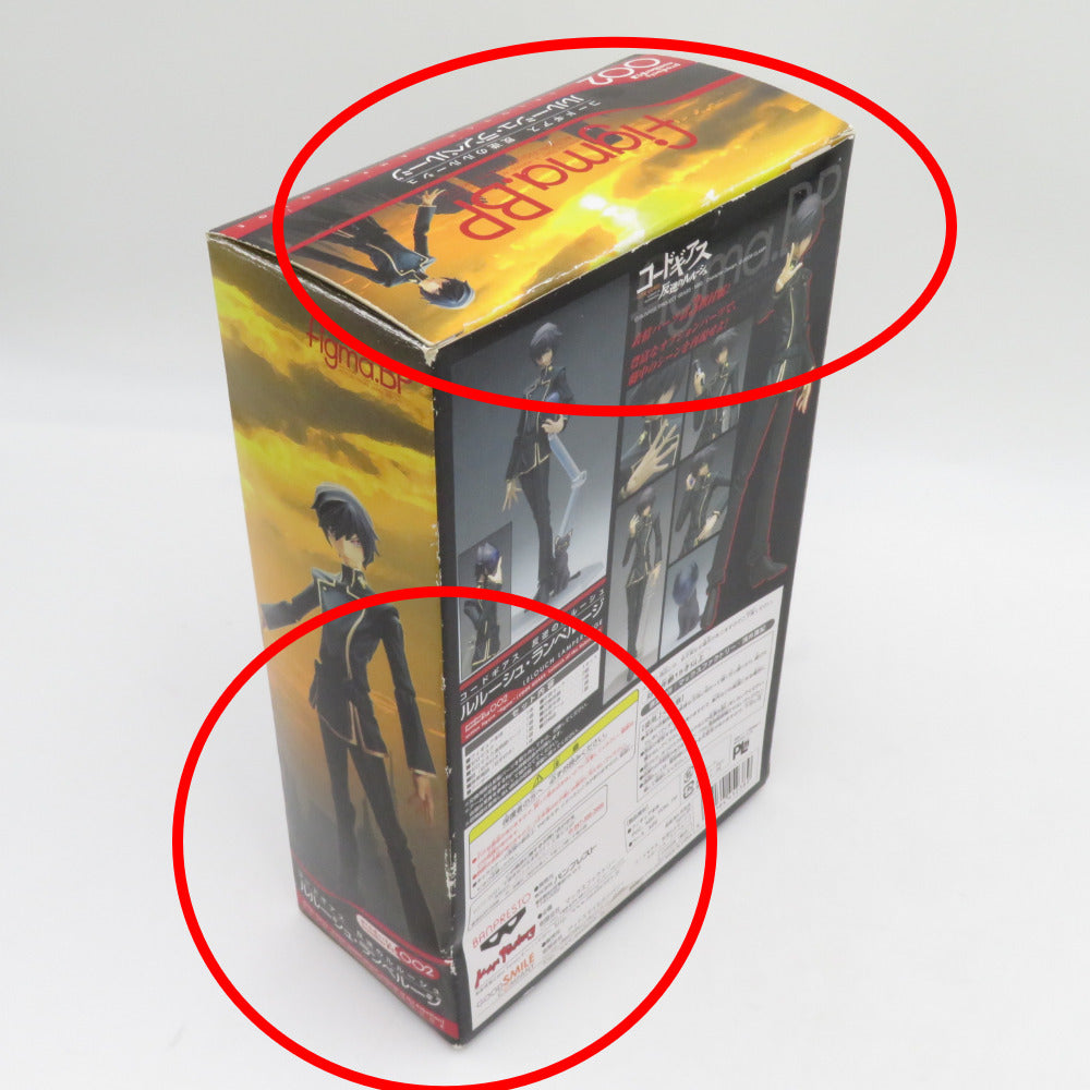 Max Factory figma.BP ルルーシュ・ランペルージ コードギアス 反逆のルルーシュ 開封品 箱イタミ有 マックスファクトリー フィギュア