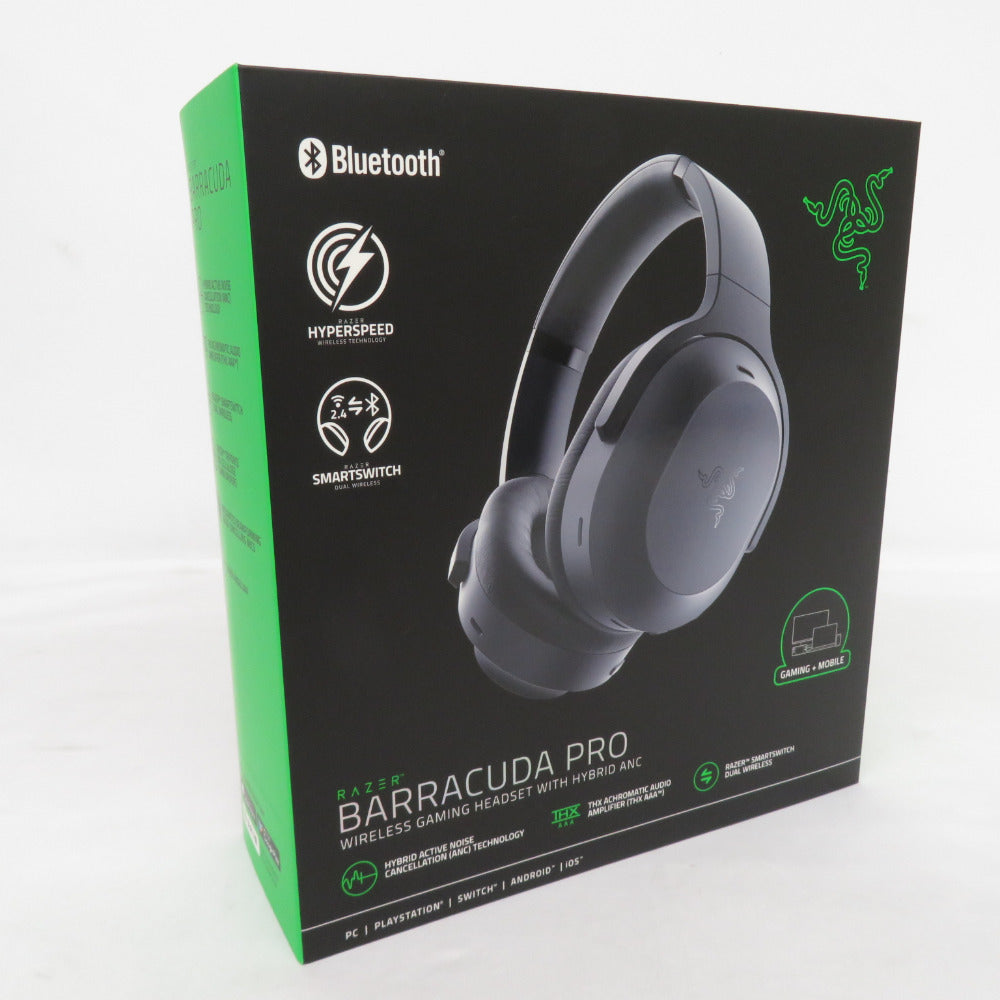 Razer ゲーミングヘッドセット Barracuda Pro RZ04-03780100-R3M1 ワイヤレスハイブリッドヘッドセット レイザー RZ04-0378 未開封品