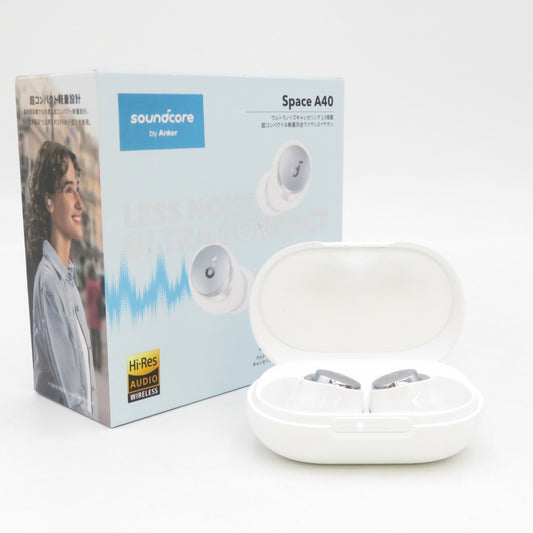 Anker アンカー 完全ワイヤレスイヤホン Soundcore Space A40 (ホワイト) [A3936N21]