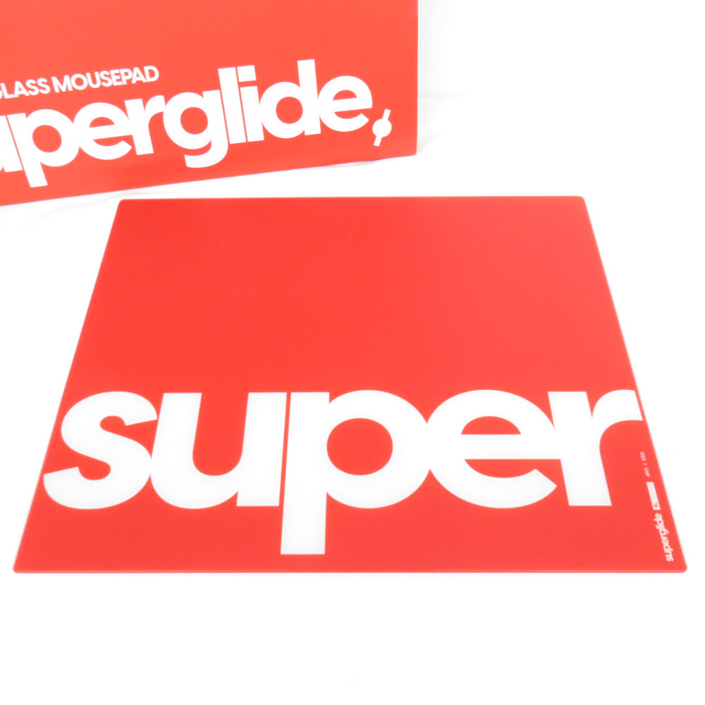 Pulsar パルサー ガラスマウスパッド Superglide Pad XL Red ゲーミングマウスパッド XLサイズ ‎SGPXLR