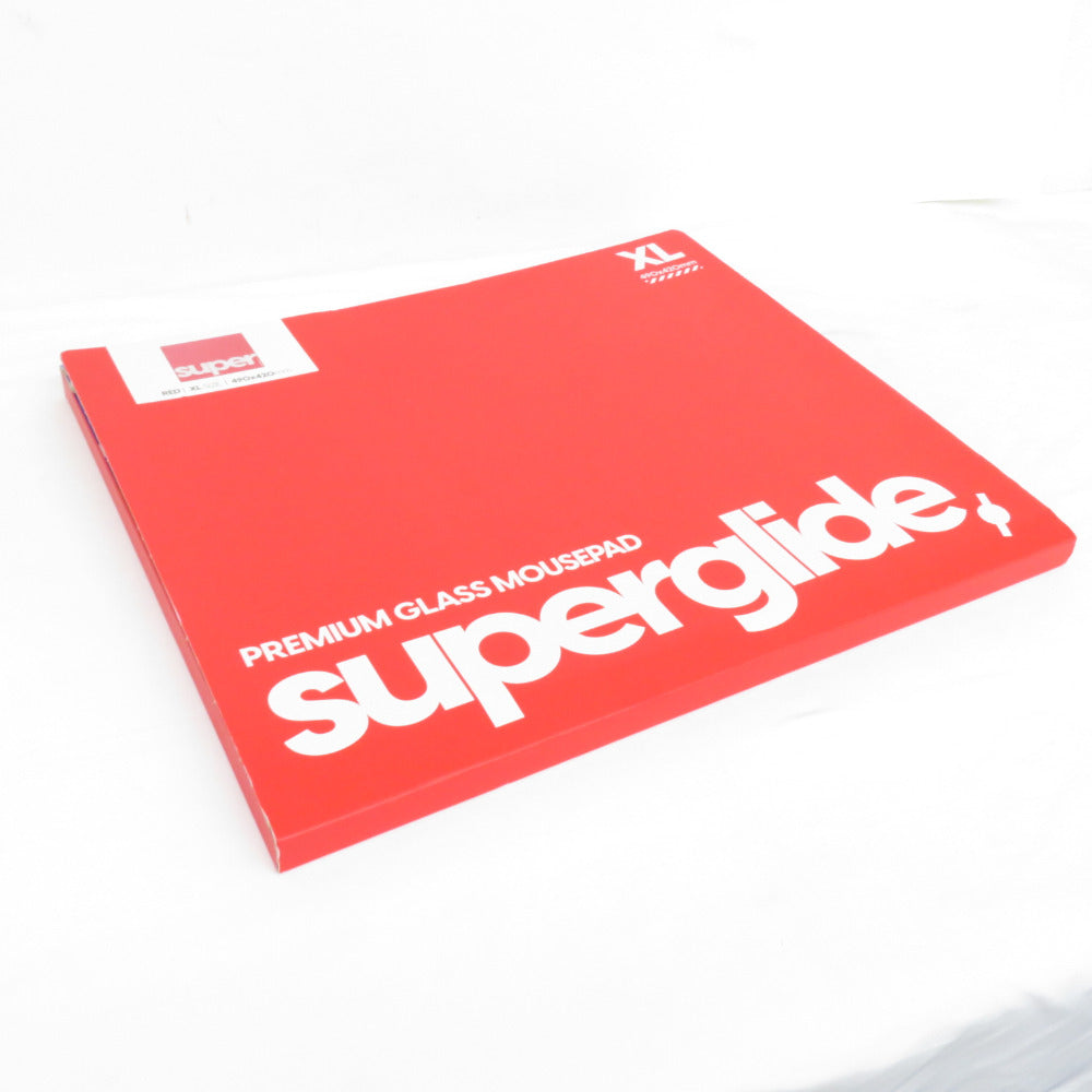 Pulsar パルサー ガラスマウスパッド Superglide Pad XL Red 