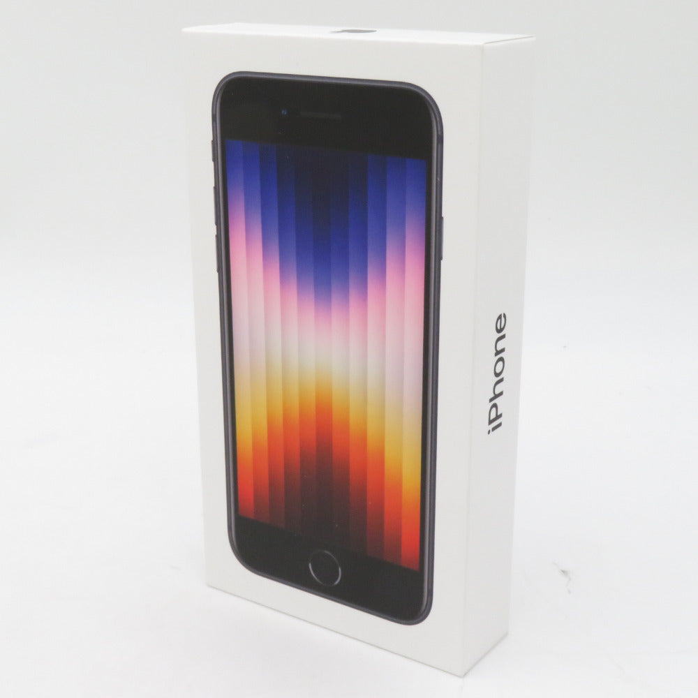 Apple iPhone SE 第3世代 docomo版 64GB MMYC3J/A ミッドナイト ネットワーク利用制限○ 2022年 SIMロックなし 開封済み 未使用品