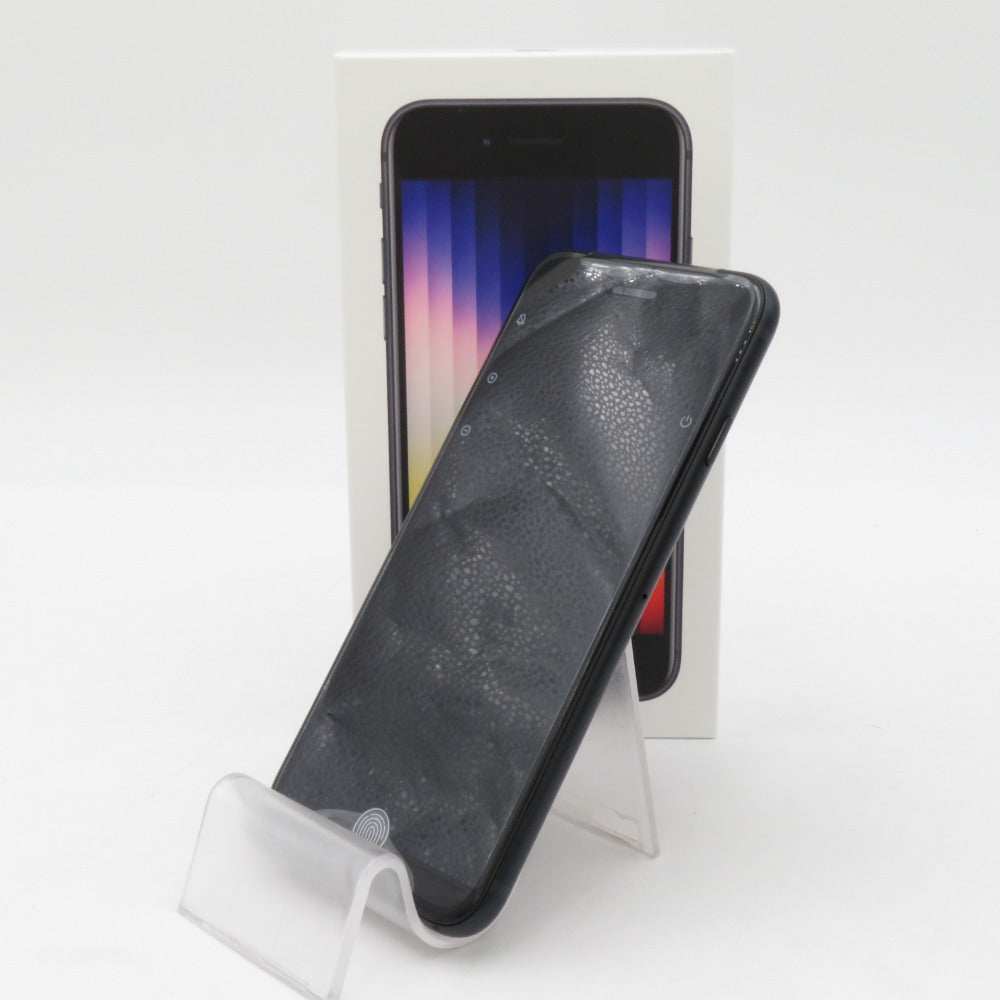 Apple iPhone SE 第3世代 docomo版 64GB MMYC3J/A ミッドナイト ネットワーク利用制限○ 2022年 SIMロックなし 開封済み 未使用品