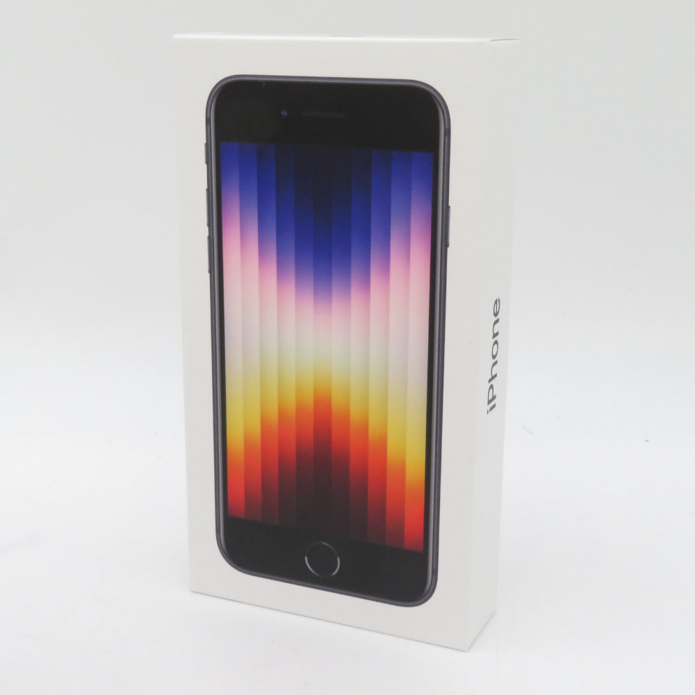 Apple iPhone SE 第3世代 docomo版 64GB MMYC3J/A ミッドナイト ネットワーク利用制限○ 2022年 SIMロックなし 開封済み 未使用品
