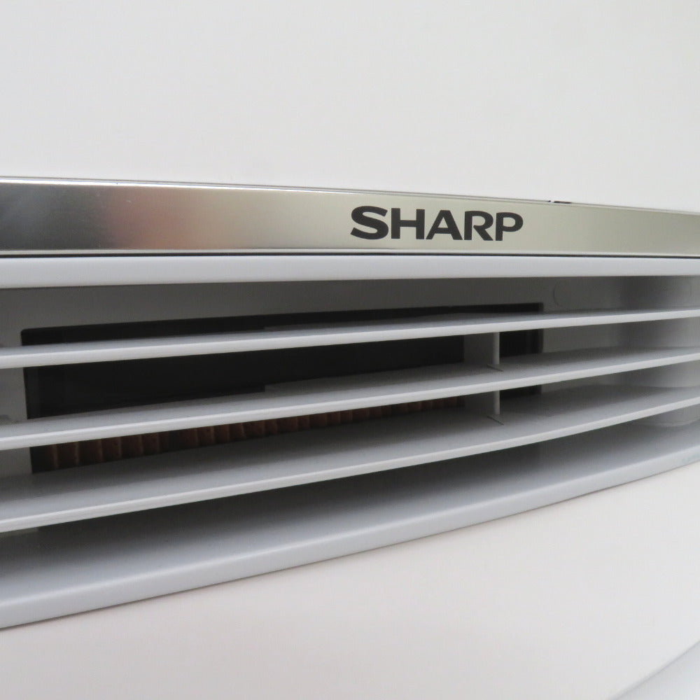 SHARP (シャープ)  加湿セラミックファンヒーター 暖房・加湿・プラズマクラスター 2019年製  アイボリーホワイト HX-H120