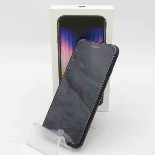 Apple iPhone SE 第3世代 docomo版 64GB MMYC3J/A ミッドナイト ネットワーク利用制限○ 2022年 SIMロックなし 開封済み 未使用品