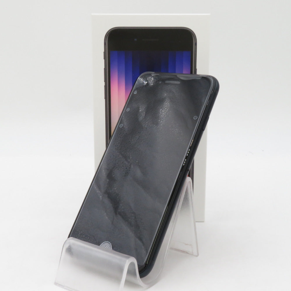 Apple iPhone SE 第3世代 docomo版 64GB MMYC3J/A ミッドナイト ネットワーク利用制限○ 2022年 SIMロックなし 開封済み 未使用品
