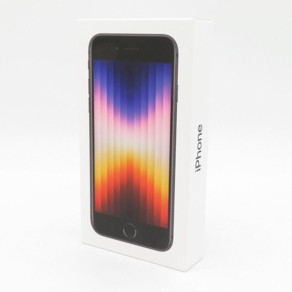 Apple iPhone SE 第3世代 docomo版 64GB MMYC3J/A ミッドナイト ネットワーク利用制限○ 2022年 SIMロックなし 開封済み 未使用品