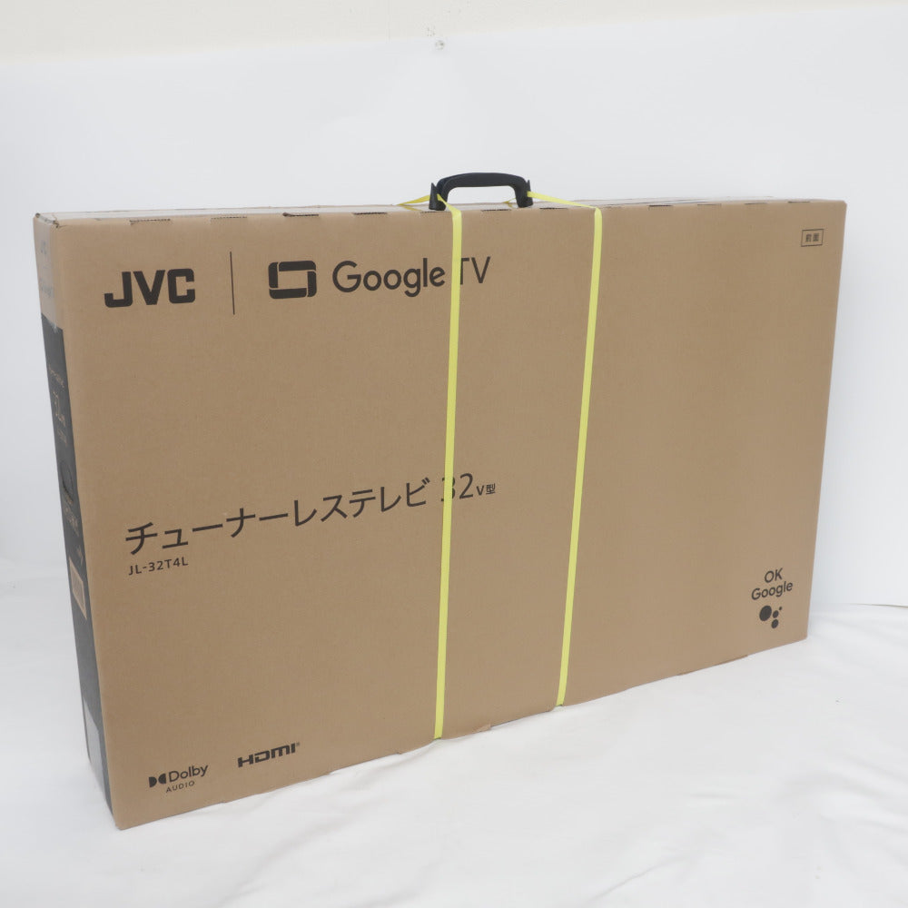JVC ジェイブイシー テレビ JL-32T4L 32V型チューナーレステレビ Google TV搭載 未使用品